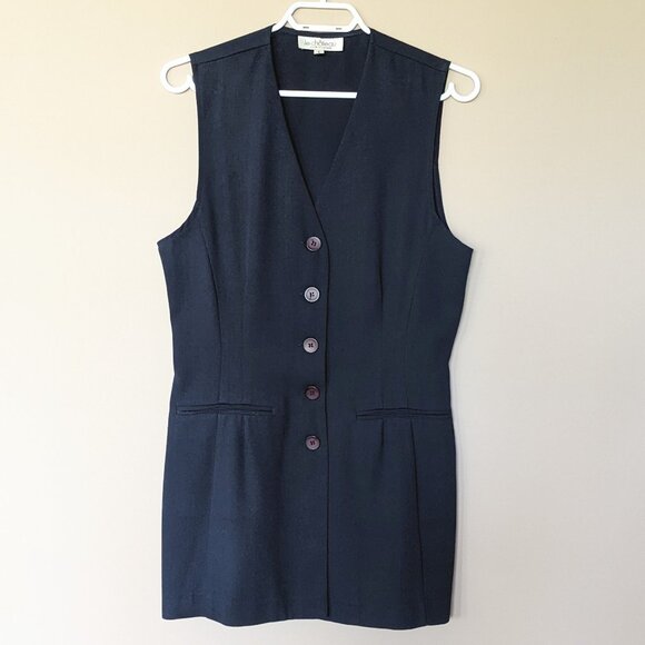 Vintage Le Chateau Waistcoat Made in Canada - Picture 1 of 12